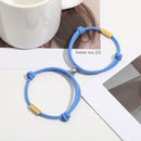 1 Pair Custom Name Bracelet The Pledge of Eternal Love Magnet Attracts Each Other Staniless steel Couples Bracelet Men and Women