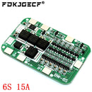 1S 2S 3S 4S 5S 6S 3A 15A 20A 30A Li-ion Lithium Battery 18650 Charger PCB BMS Protection Board For Drill Motor Lipo Cell Module