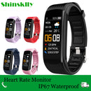 0.96 Inch Smart Bracelet Blood Pressure Heart Rate Fitness Tracker Bracelet Smart Watch WhatsApp Reminder Smart Band Men Women