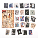 46 pcs/pack Retro Philatelic Museum Series Decorative Stickers Scrapbooking Stick Label Diary Album stationery Stamp Sticker