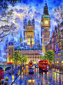 Evershine 5D Diamond Painting Street Full Square&Round Diamond Embroidery Landscape Mosaic Rhinestone Pictures Home Decoration