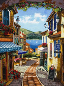 Evershine 5D Diamond Painting Street Full Square&Round Diamond Embroidery Landscape Mosaic Rhinestone Pictures Home Decoration