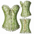 Sexy Women Lace Up Corset Bustier Top Corset Boned Waist Trainer Body Shaping And Slimming Clothing Plus Size XS-6XL Underwear