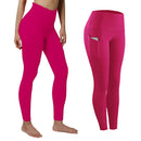 Spandex High Waist Legging Pockets Fitness Bottoms Running Sweatpants for Women Quick-Dry Sport Trousers Workout Yoga Pants