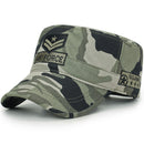 2019 United States US Marines Corps Cap Hat Military Hats Camouflage Flat Top Hat Men Cotton hHat USA Navy Embroidered Camo Hat