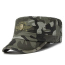 2019 United States US Marines Corps Cap Hat Military Hats Camouflage Flat Top Hat Men Cotton hHat USA Navy Embroidered Camo Hat