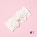 1pcs Solid Color Bowknot Baby Headband Elastic Turban Hairband Baby Girl Headbands Hair bands for Baby Girls Hair accessories