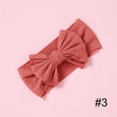 1pcs Solid Color Bowknot Baby Headband Elastic Turban Hairband Baby Girl Headbands Hair bands for Baby Girls Hair accessories