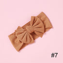 1pcs Solid Color Bowknot Baby Headband Elastic Turban Hairband Baby Girl Headbands Hair bands for Baby Girls Hair accessories