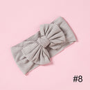 1pcs Solid Color Bowknot Baby Headband Elastic Turban Hairband Baby Girl Headbands Hair bands for Baby Girls Hair accessories
