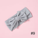 1pcs Solid Color Bowknot Baby Headband Elastic Turban Hairband Baby Girl Headbands Hair bands for Baby Girls Hair accessories