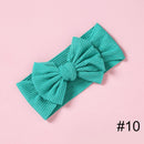 1pcs Solid Color Bowknot Baby Headband Elastic Turban Hairband Baby Girl Headbands Hair bands for Baby Girls Hair accessories