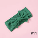 1pcs Solid Color Bowknot Baby Headband Elastic Turban Hairband Baby Girl Headbands Hair bands for Baby Girls Hair accessories