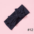 1pcs Solid Color Bowknot Baby Headband Elastic Turban Hairband Baby Girl Headbands Hair bands for Baby Girls Hair accessories