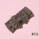 1pcs Solid Color Bowknot Baby Headband Elastic Turban Hairband Baby Girl Headbands Hair bands for Baby Girls Hair accessories