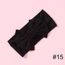 1pcs Solid Color Bowknot Baby Headband Elastic Turban Hairband Baby Girl Headbands Hair bands for Baby Girls Hair accessories
