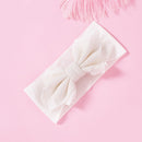 1pcs Solid Color Bowknot Baby Headband Elastic Turban Hairband Baby Girl Headbands Hair bands for Baby Girls Hair accessories