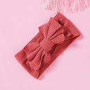 1pcs Solid Color Bowknot Baby Headband Elastic Turban Hairband Baby Girl Headbands Hair bands for Baby Girls Hair accessories