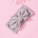 1pcs Solid Color Bowknot Baby Headband Elastic Turban Hairband Baby Girl Headbands Hair bands for Baby Girls Hair accessories