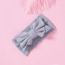 1pcs Solid Color Bowknot Baby Headband Elastic Turban Hairband Baby Girl Headbands Hair bands for Baby Girls Hair accessories