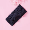 1pcs Solid Color Bowknot Baby Headband Elastic Turban Hairband Baby Girl Headbands Hair bands for Baby Girls Hair accessories