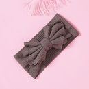 1pcs Solid Color Bowknot Baby Headband Elastic Turban Hairband Baby Girl Headbands Hair bands for Baby Girls Hair accessories