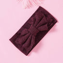 1pcs Solid Color Bowknot Baby Headband Elastic Turban Hairband Baby Girl Headbands Hair bands for Baby Girls Hair accessories