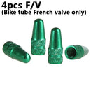 4Pcs Aluminum Alloy Road MTB Track Racing Bike Tube Tyre Bicycle Tire Wheel FV French Valve cap Presta AIR Valve Caps 6 colors