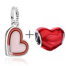 2Pcs/lot Special Offer Love Star Rainbow Charms Beads Fit Brand Bracelet & Necklaces For Women DIY Making Jewelry Accessories