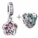 2Pcs/lot Special Offer Love Star Rainbow Charms Beads Fit Brand Bracelet & Necklaces For Women DIY Making Jewelry Accessories
