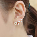 2020 New Crystal Flower Drop Earrings for Women Fashion Jewelry Gold colour Rhinestones Earrings Gift for Party Best Friend