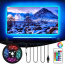 1M/2M/5M RGB LED Strip Lights SMD5050 Flexible USB Not Waterproof LED Light Strip Backlight Tape 5V LRibbon LED Strips For Room
