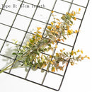 45cm Nordic Wind Artificial Plants Bunch Eucalyptus Money Leaf Home Wedding Deco Flower Arrangement Photography Props Gray Green