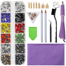 2000Pcs-9600Pcs/box Hot Fix Rhinestones Set/EU or US PLUG Hotfix Applicator Hot Fix Crystal Glass Rhinestone Iron-on Wand Strass