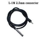 1PCS DS1820 Stainless steel package Waterproof DS18b20 temperature probe temperature sensor 18B20 For Arduino