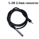 1PCS DS1820 Stainless steel package Waterproof DS18b20 temperature probe temperature sensor 18B20 For Arduino