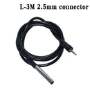 1PCS DS1820 Stainless steel package Waterproof DS18b20 temperature probe temperature sensor 18B20 For Arduino