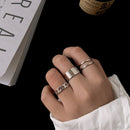 17KM Bohemian Gold Chain Rings Set For Women Fashion Boho Coin Snake Moon Rings Party 2021 Trend Jewelry Gift