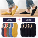 Men Invisible Short Socks Men's Cotton Shallow Thin Boat Socks Summer Deodorant Sweat-absorbing No Show Socks