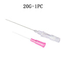1-4pcs Body Piercing Needles Catheter Cannula Tools Kit Surgical Steel Sterilized Tattoo Needle Nose Lip Jewelry 14G 16G 18G 20G