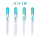 1-4pcs Body Piercing Needles Catheter Cannula Tools Kit Surgical Steel Sterilized Tattoo Needle Nose Lip Jewelry 14G 16G 18G 20G