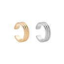 2020 New Fashion Pearl Ear Cuff Bohemia Stackable C Shaped CZ Rhinestone Small Earcuffs Clip Earrings for Women Wedding Jewelry