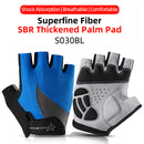 ROCKBROS Cycling Bike Half Short Finger Gloves Shockproof Breathable MTB Road Bicycle Gloves Men Women Sports Cycling Equipment