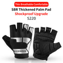 ROCKBROS Cycling Bike Half Short Finger Gloves Shockproof Breathable MTB Road Bicycle Gloves Men Women Sports Cycling Equipment