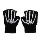 Cycling Gloves Kids Outdoor Sports Bicycle Half Finger Skeleton Soft Protective