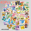 40/50/100 Pcs Pokemons Stickers For Luggage Skateboard Phone Laptop Moto Bicycle Wall Guitar Sticker DIY Waterproof Sticker