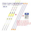 3pcs/lot Electric Fishing Floats Night Light Luminous Float Balsa Boya Fresh Water Flotador Carp Fishing Tackles Without Battery