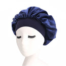 Newly Women's Satin Solid Sleeping Hat Night Sleep Cap Hair Care Bonnet Nightcap For Women Men Unisex Cap Bonnet De Nuit