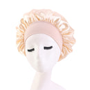 Newly Women's Satin Solid Sleeping Hat Night Sleep Cap Hair Care Bonnet Nightcap For Women Men Unisex Cap Bonnet De Nuit