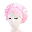 Newly Women's Satin Solid Sleeping Hat Night Sleep Cap Hair Care Bonnet Nightcap For Women Men Unisex Cap Bonnet De Nuit